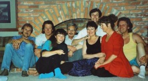 Rebirthing Group (L to R) David MacElwain, Fred Carpenter, Andrea von Schoening, Gordon Johnston, Judy Armstrong, SamWell Graham, Grace Lea, Kelly Tobey